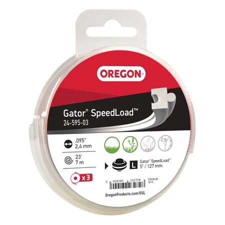Oregon Oregon Gator Speedload Trimmer Head, 10 pack 24-295-03